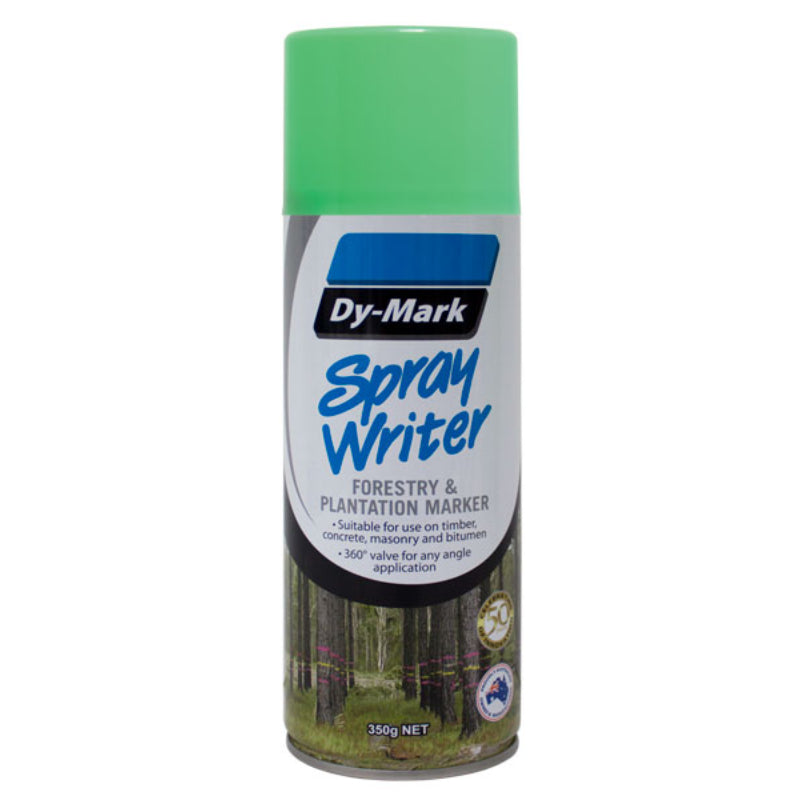 Dymark Paint Spray Writer Fluoro Green Aerosol Can/350G