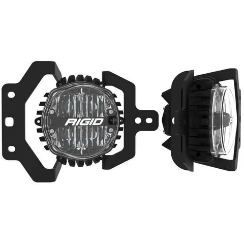 Rigid Industries 360-Series 4In LED SAE J583 Fog Light Mount Kit - Yellow - Pair (Wrangler JL Sport 2018+) — fits J...