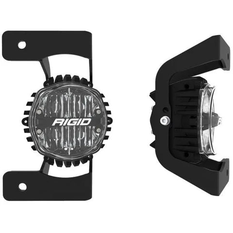 Rigid Industries 360-Series 4In LED SAE J583 Fog Light Mount Kit - White - Pair (Wrangler/Gladiator) — fits Jeep Gl...