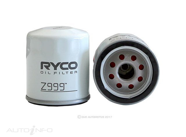 Ryco Oil Filter Alfa Fiat Ford - Z999