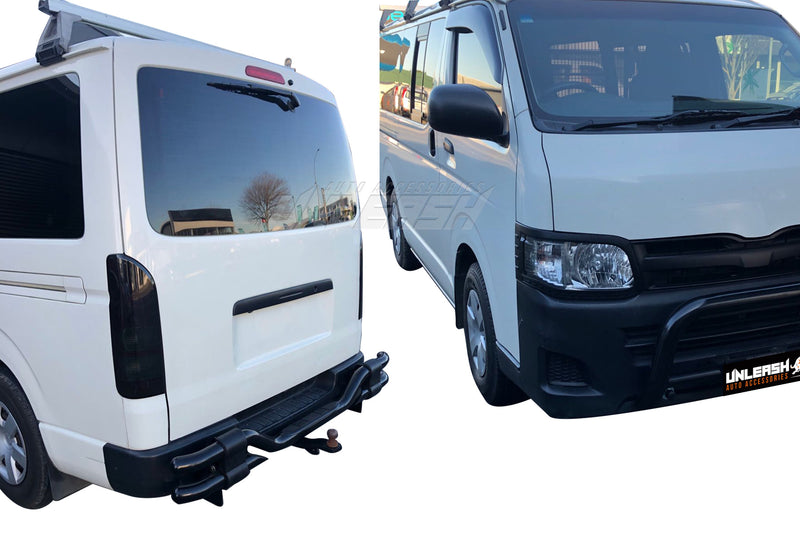 Smoked Tinted Taillight Covers for Toyota Hiace 2005-2018
