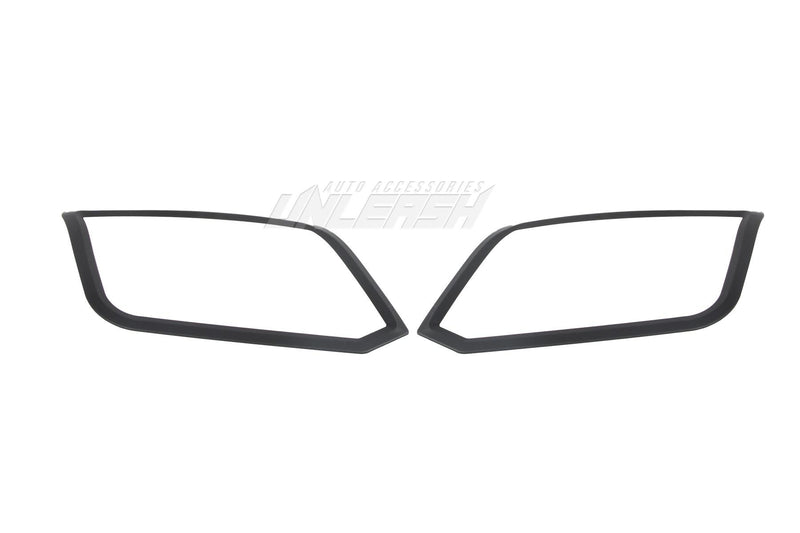 Black Headlight Cover/Surrounds for Volkswagen Amarok 2010-2023