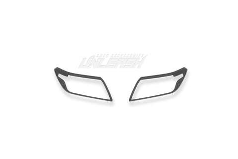 Black Headlight Cover/Surrounds for Nissan Navara NP300 SL 2015-2020/2021-2025