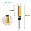 Flush Trim Router Bit Set 1/4 Inch Shank 4PCS Milling Cutter Kit — image 2