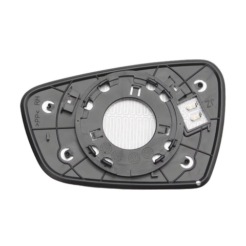 Right Heated Convex Mirror Glass w/ Base to suit Kia Cerato YD — image 2