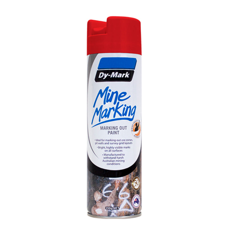 Dymark Paint Marker Mine Red Vertical Aerosol Can/350G