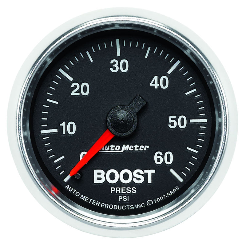 AutoMeter Gs 2-1/16in Boost 0-60PSI AU3805