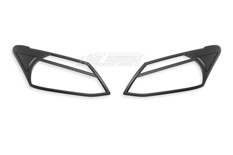 Black Headlight Cover/Surrounds for Isuzu D-MAX 2012-2016 Style B