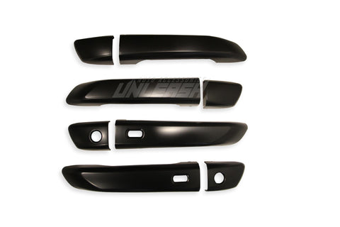 Black Keyless Entry Door Handle Covers for Isuzu D-MAX 2020-Current
