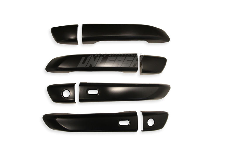 Black Keyless Entry Door Handle Covers for Isuzu D-MAX 2020-Current