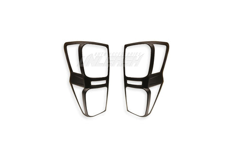 Black Taillight Covers/Surrounds for Isuzu D-MAX 2020-Current