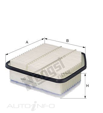Hengst Air Filter Toyota RAV4 2.2 Lexus Diesel IS2 - E1049L