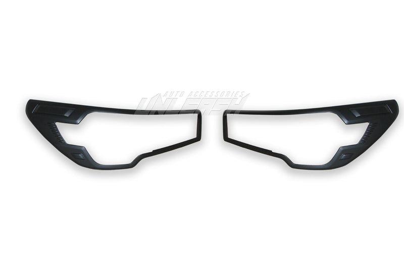 Black Headlight Cover/Surrounds for Toyota Hilux SR5 2021-2026