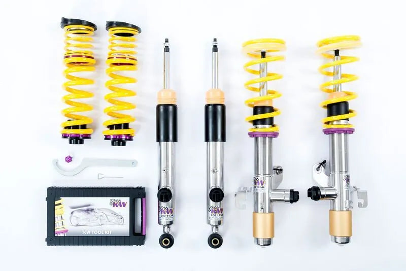 KW Automotive DDC Plug & Play Inox-Line Coilovers (3-Series 11-19/4-Series 14-19) — fits BMW 3 Series