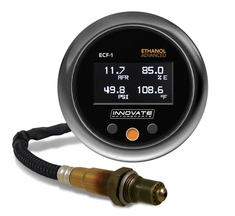 Innovate Motorsports ECF-1 FUEL Ethanol Advanced Complete Gauge Kit