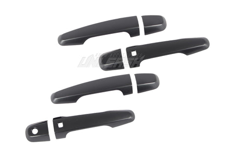Black Door Handle Covers for Toyota Hilux Revo 2015-Current