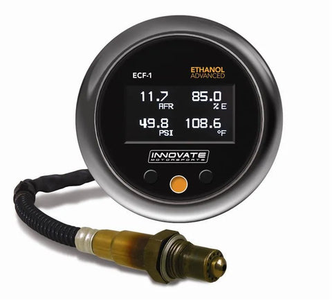 Innovate Motorsports ECF-1 FUEL Ethanol Advanced Gauge Kit - Ethanol Sensor NOT included