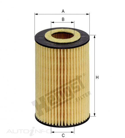 Hengst Oil Filter Audi A4 A5 A6 Q7 - E237HD331