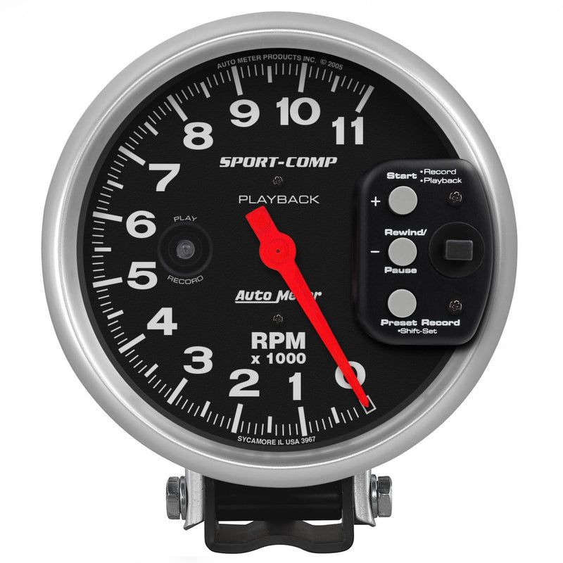 AutoMeter Sport-Comp 5in Tacho 11000RPM AU3967