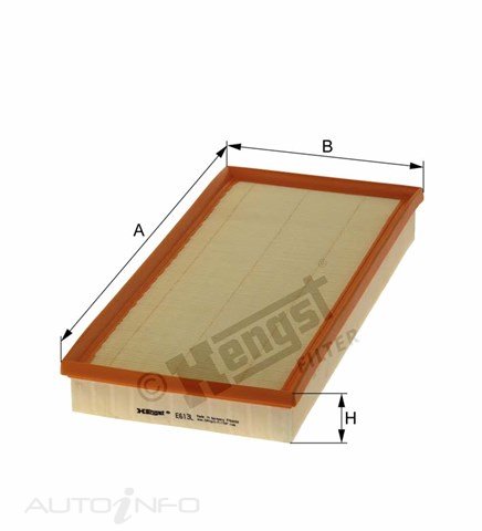 Hengst Air Filter Mercedes-Benz A160 A B Class - E613L