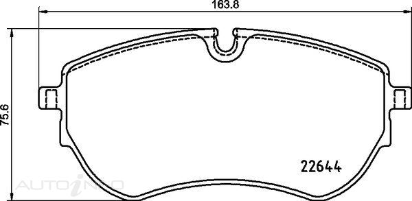 C-Plus Brake Pads Front VW Amar V6 16-On - MDB4019