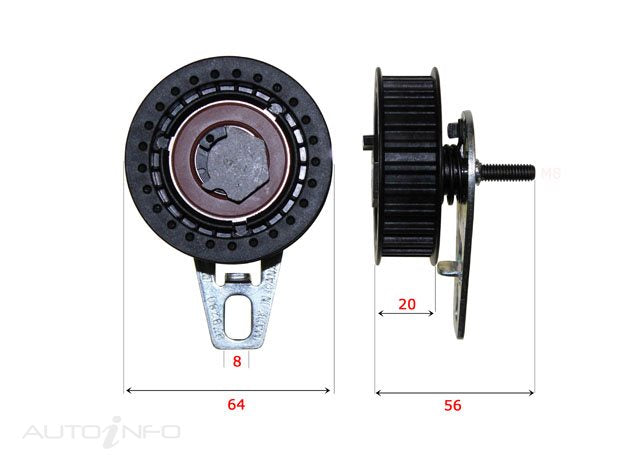BW Timing Belt Balance Tensioner Alfa 2.0 95-On - QTT1085