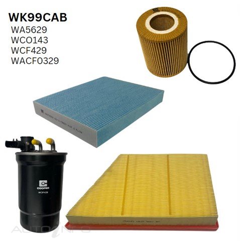 Wesfil Filter Serv Kit Ford Ranger 3.0 - WK99CAB
