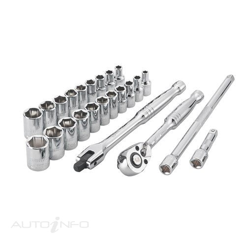 Chicane 1/4IN 24PC Socket Set - CH1000