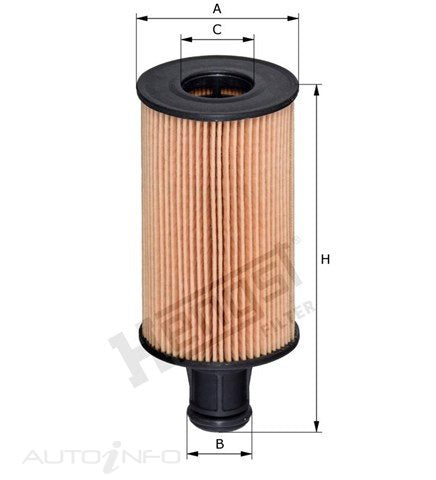 Hengst Oil Filter Land Rover Def Disc Rotor - E1004HD672