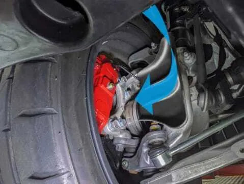 Cusco Front Brake Cooling Air Duct (Civic Type-R 23-24) — fits Honda Civic Type