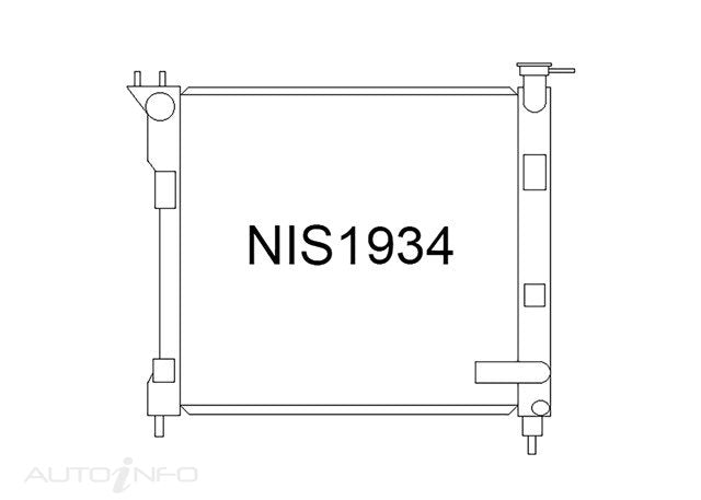Fenix Radiators Radiator Nissan Lafesta B30 - NIS1934-PA16AM