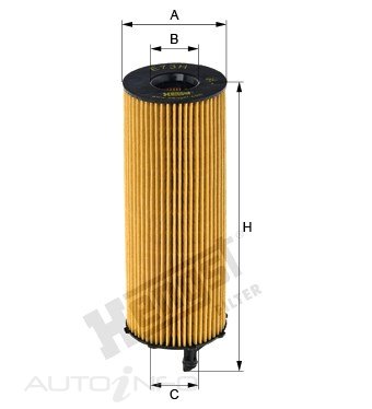 Hengst Oil Filter Pors Audi VW - E73HD207