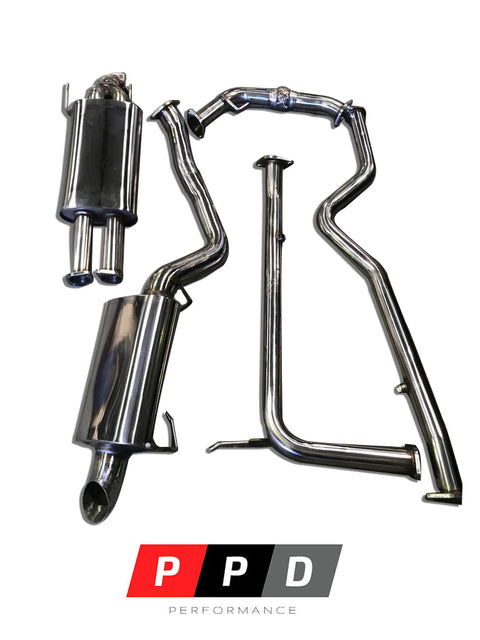 Nissan Patrol (2020+) Y62 V8 3" Series 5 Stainless Cat Back Exhaust System - Image 2