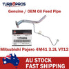 Mitsubishi Pajero 4M41 3.2L VT12 Genuine Turbo Charger Oil Feed&Return Pipe