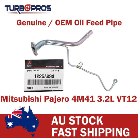 Mitsubishi Pajero 4M41 3.2L VT12 Genuine Turbo Charger Oil Feed&Return Pipe