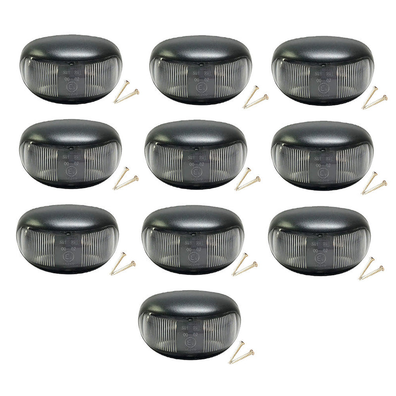 10x 2-LED Clearance Side Marker Lights to suit Universal Vehicles 12V 24V — image 1