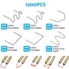 1200PCS Steel Hot Stapler Staples Repair Kit (Pair) to suit Car Bumper Plastic Wel — image 6