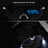 Unisex Magnifying Glasses Loupes 180% HD Vision Magnifier With LED Lighting Lamp — image 6