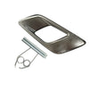 Dark Chrome Front Left Inner Door Handle to suit Ford Ranger PX — image 1