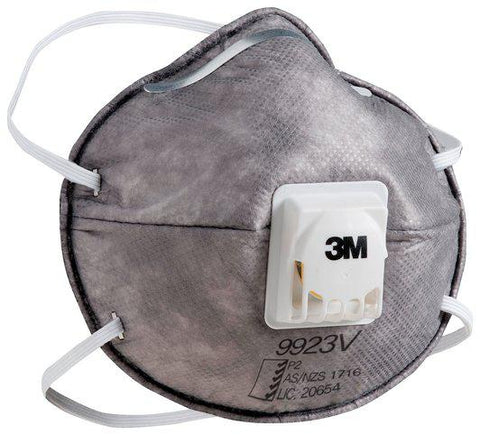 3M Cupped Particulate Disposable Respirator 9923V P2 Grey