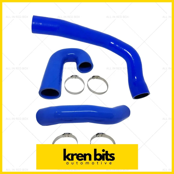 3Pcs Intercooler Hose + Clamps Suitable For Mitsubishi Pajero Ns Nt Nx Nw 3.2Lt Air & Fuel