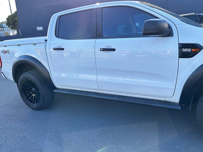 4‑inch Black Stainless Steel Oval Running Board for Ford Ranger