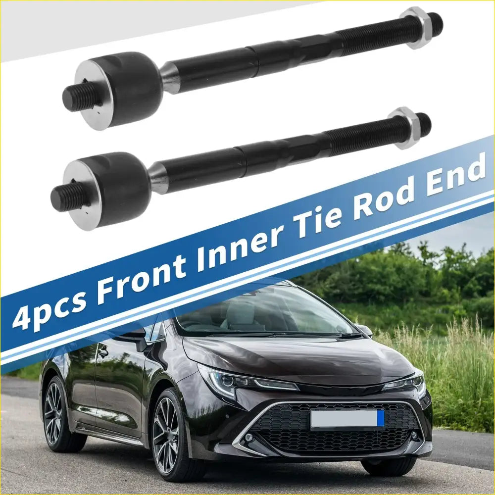 4 Pcs Front Inner Tie Rod End Links for Toyota Sienna (2004-2010) - Steering