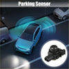 Black plastic parking sensor with cylindrical top and rectangular base showing molded connectors for toyota 4runner