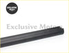 4-piece black rubber outside window seals for Nissan X-Trail T31 made for automotive weatherproofing