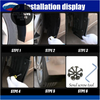 Porsche Panamera - Front and Rear Mudguards 4-Piece Mudflap Set