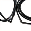 Black rubber weatherstrip seals with brass fasteners for toyota hilux ln30 ln40 rn40 rn46 ute 1978-1983
