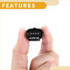 Black plastic 4 pin air flow socket connector plug with four rectangular pins for toyota 4wd ute offroad use