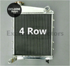 Austin Rover Mini Cooper 4-Row Aluminum Radiator (1967-1991)