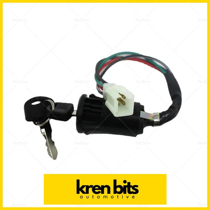 4 Wire Ignition Key Barrel Switch 50Cc 110Cc 125Cc 250Cc Pit Quad Dirt Bike Atv Motorcycle